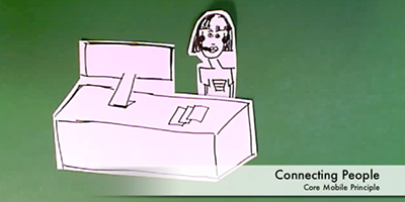 Links to a video used to communicate the mobile vision
