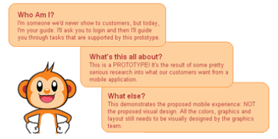 Links to a mobile prototype